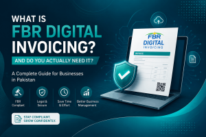 NatureTech FBR Digital Invoicing guide showing electronic invoices, FBR compliance, secure digital billing, and business invoicing solutions in Pakistan.