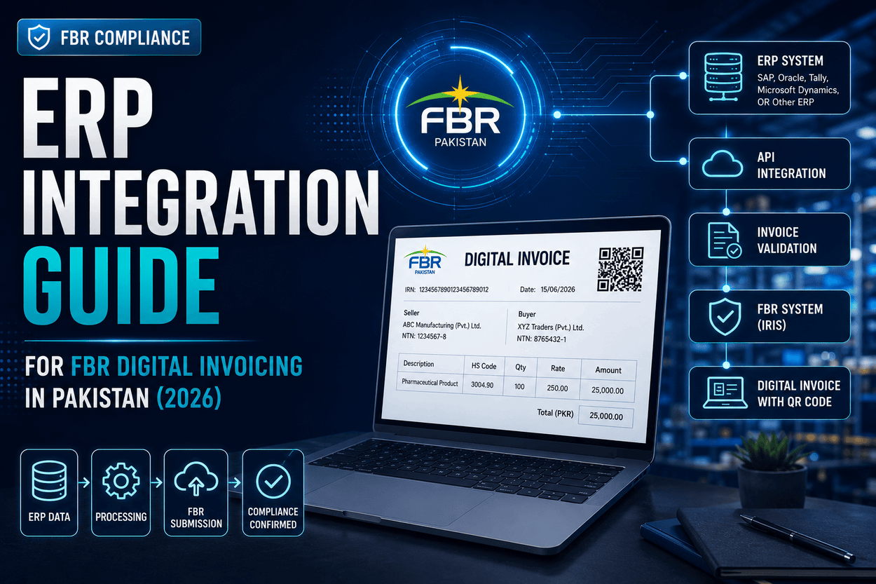 NatureTech helps businesses integrate ERP systems with FBR Digital Invoicing for automated, compliant, and efficient invoice management.